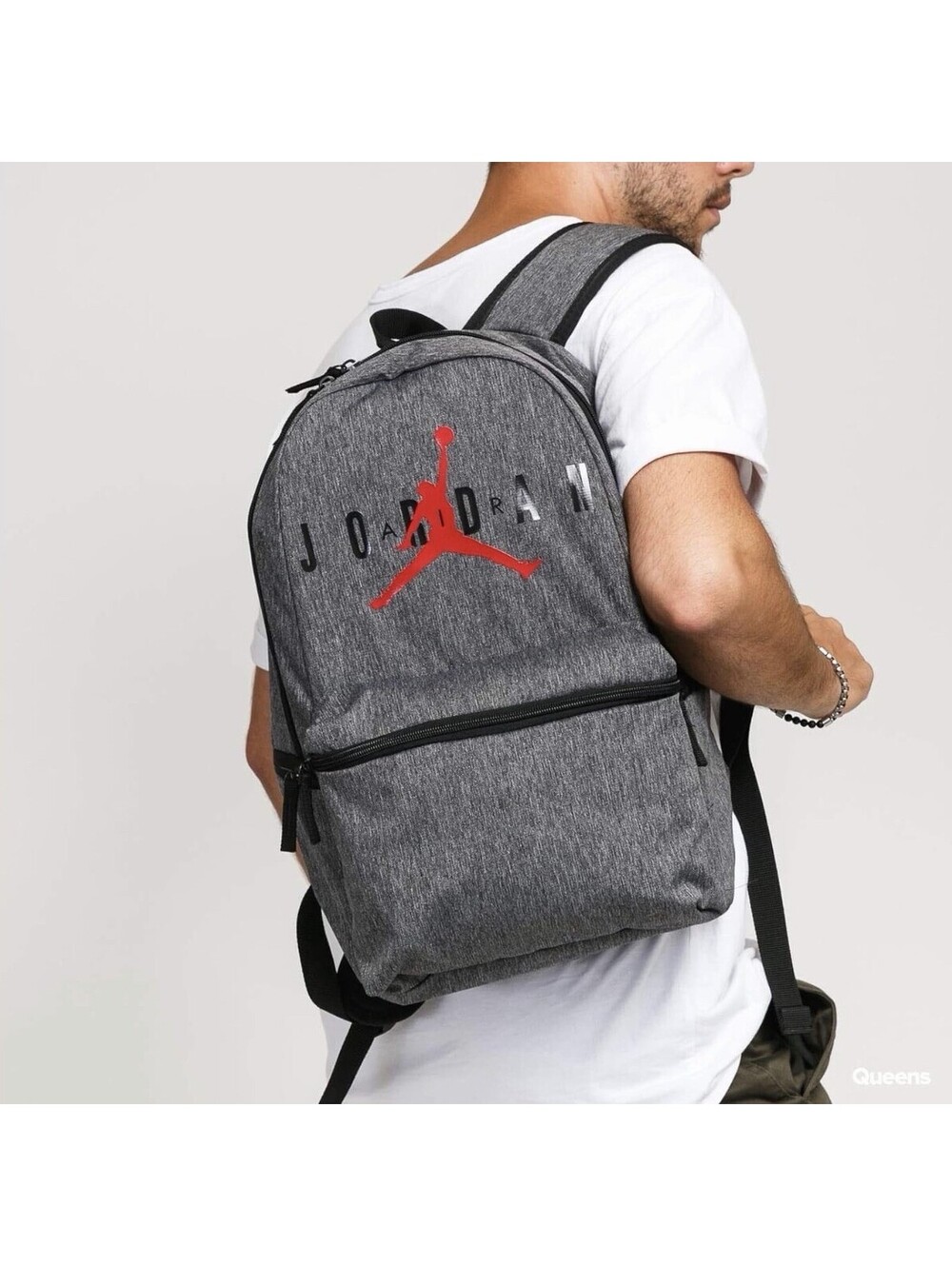 Jordan Backpack (23L) Carbon Heather MA0880-GEH One-Size New w/Tags